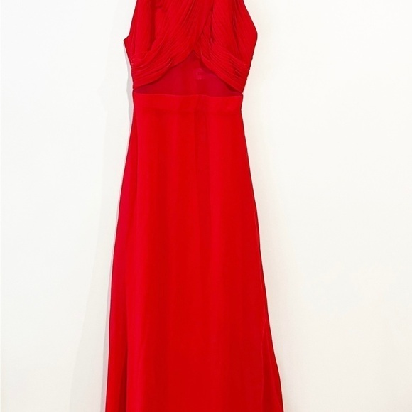 Fame and Partners High Neck Chiffon Maxi Dress - Picture 3 of 12
